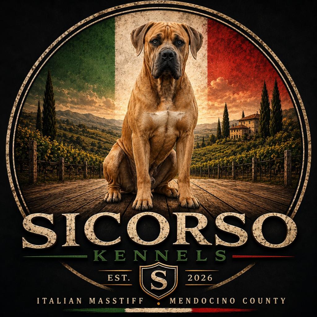SICORSO Kennels — Italian Mastiff, Mendocino County